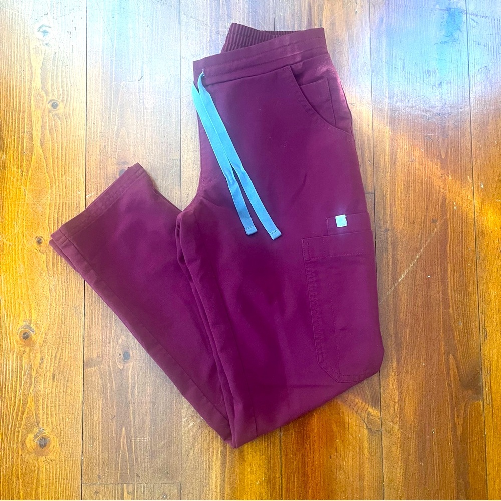 FIGS YOLA Scrubs XXSP/Burgundy